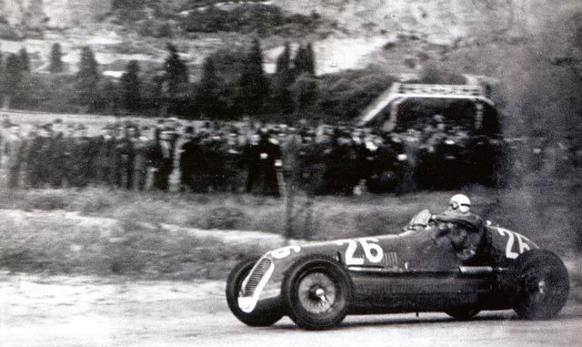 Maserati 4CL winnaar Targa Florio in 1940