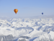 Ballonvaren boven de Dolomieten