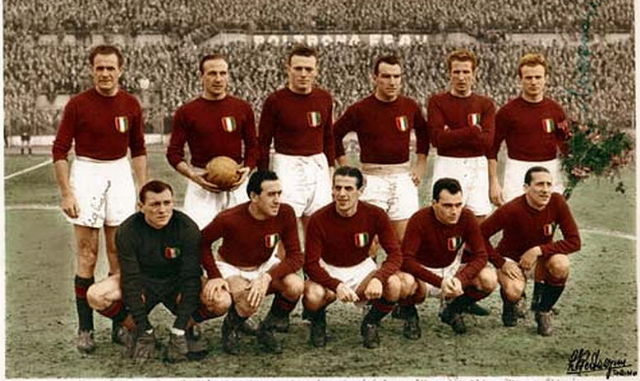Teamfoto van il Grande Torino 1948-49