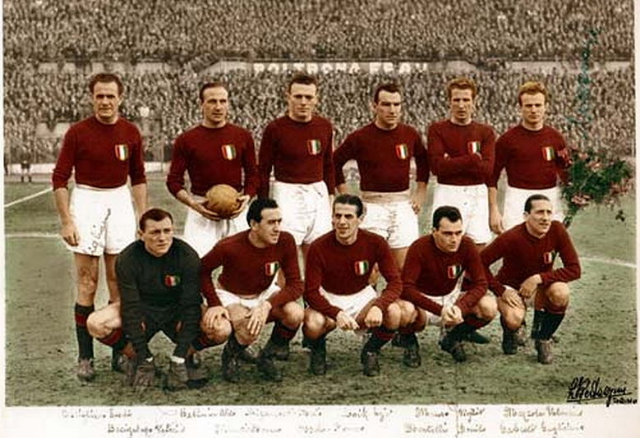 Teamfoto van il Grande Torino 1948-49