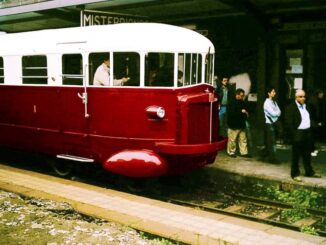 De Fiat trein uit de jaren '30 voor de Circumetnea