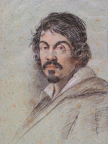 Portret van Caravaggio door Ottavio Leoni