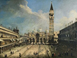 Giovanni Antonio Canal, Piazza San Marco in Venetië .c. 1723-1724