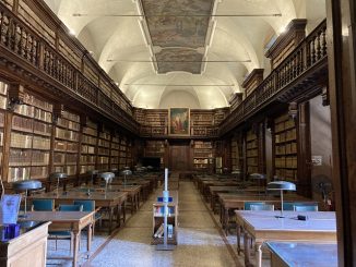 De Biblioteca Nazionale Braidensis in de wijk Brera